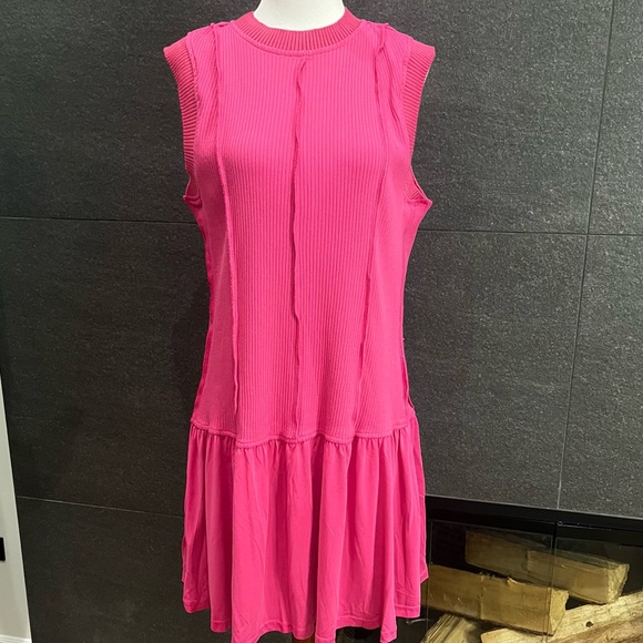 Anthropologie Daily Practice Buzzer Beater Sleeveless Mini Dress Size Large - Picture 5 of 14